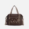 MKF Collection Francis Tote Women's handbag 3-D flowers with Keychain by Mia K - 2 of 4