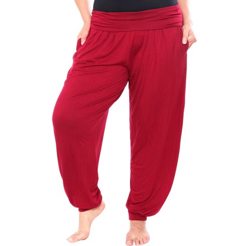 Women's Plus Size Harem Pants - White Mark : Target