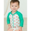 RuggedButts Baby/Toddler Boys UPF50+ Long Sleeve One Piece Rash Guard - 4 of 4