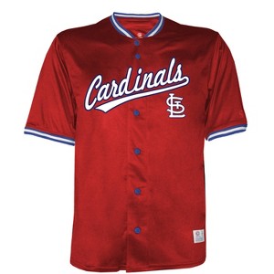 MLB St. Louis Cardinals Men's Button Down Jersey - S - 1 of 2