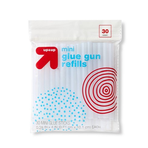 30ct Mini Glue Gun Stick Refills - Up & Up™ : Target
