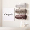 Sorbus Set of 2 Wall-Mount Towel Rack - Great for Organizing Rolled Bath Towels, Washcloths, Linens (Holds 6) - Silver - 3 of 4