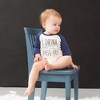 Pavilion Gift Company - Pass out - 12-24 Months 3/4 Length Navy Sleeve Onesie - Leotards and Bodysuits - 2 of 4