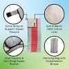 Leisure Sports Lightweight Sleeping Bag With Carrying Bag - Red/Gray - 2 of 4