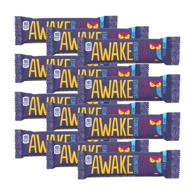 Awake Caffeinated 55% Cacao Dark Chocolate Bar - Case of 12/1.34 oz