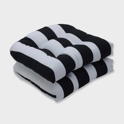 striped seat pads