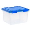 IRIS 32qt WeatherPro Letter and Legal File Box - 2 of 4