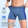 CARER 2pk Washable Incontinence Underwear for Men Leakproof Mens Incontinence Boxer Briefs for Bladder Leakage 80ml Absorbency Reusable - 3 of 4