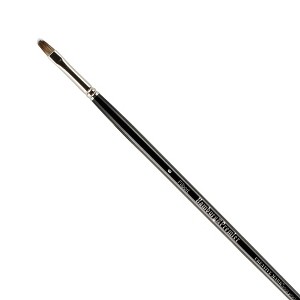 Creative Mark Hamburg Premiere Professional Oil Painting Brushes - Filbert Oil Paint Brush - Handmade in Germany, Natural & Synthetic Hair Blend, Long - 1 of 4