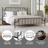 Hillsdale Furniture Veridian Metal Bed Matte Black - 4 of 4