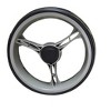 QWIK-FOLD 3 Wheel Push Pull Golf Cart - Foot Brake - ONE Second to Open & Close - 4 of 4