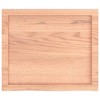 vidaXL Table Top Light Brown 23.6"x19.7"x(0.8"-1.6") Treated Solid Wood Oak - 4 of 4