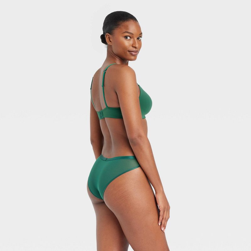 Women's Mesh Cheeky Underwear - Auden™ Green, 3 of 8