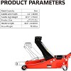 3 Ton Low Profile Floor Jack, Floor Jack Lifting Range 3.3"-18.5", Heavy-Duty 6600 Lbs Steel Racing Floor Jack with Dual Piston Quick Lift Pump - 2 of 4