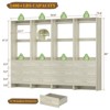 Aheaplus 24'' Freestanding Closet Organizer System with Hanging Rods and Drawers - 3 of 4