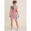 VENUS Womens V-Neck Side Wrap Mini Dress - 3 of 4