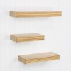 Cheung's Corrabel Ridged Floating Accent Shelves (Set of 3) - 2 of 4