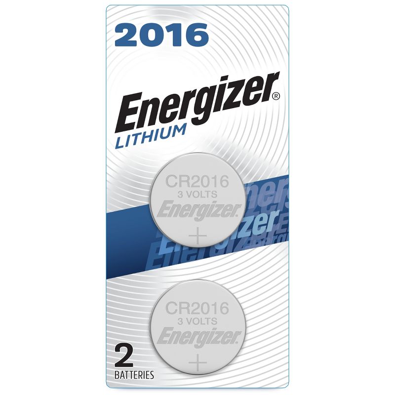 Energizer 2pk 2016 Batteries Lithium Coin Battery, 1 of 11