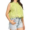 Women's Eyelet Detail Blouse - ELLISON - 4 of 4