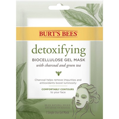Burt's Bees Detoxifying Green Tea Biocellulose Mask - 1pc