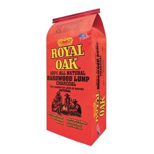 Royal Oak BBQ All Natural Premium 8 Pound Bag Lump Charcoal Starter Hardwood - 1 of 1
