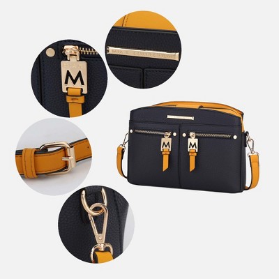 MKF Collection Zoely Vegan Leather Women's Crossbody Bag by Mia K - Olive Mustard — фото 3