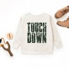 Touch Down Block Distressed - Youth Graphic Sweatshirt - 2 of 3
