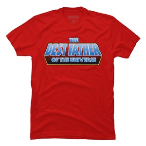 Men's Design By Humans The Best Father of the Universe By Melonseta T-Shirt - 1 of 2