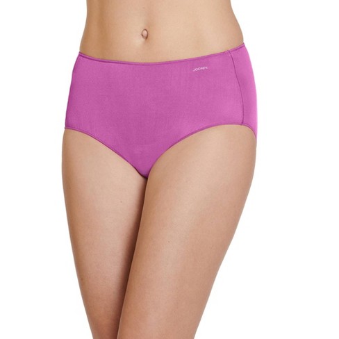 Jockey Womens No Panty Line Promise Tactel Hip Brief Underwear Hipsters  Nylon 10 Dahlia : Target