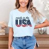 Simply Sage Market Women's Made In The USA Blue Short Sleeve Graphic Tee - 2 of 4