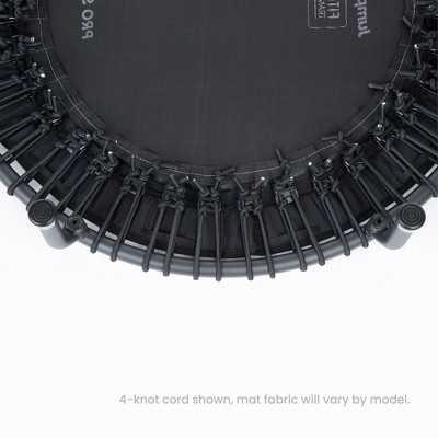 Black Round Heavy Duty Fitness Trampoline with Enclosure