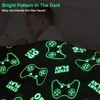 Itopfox Glow in The Dark Gaming Blanket with Game Controller Design, Soft Luminous Throw for Kids Boys Teens, Fun Gift for Birthday Christmas - 3 of 4