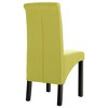 CLIHOME Modern style dining chair, solid wood leg soft cushion fabric kitchen chair(Set of 2) - 4 of 4