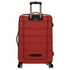 Rockland Melbourne Hardside Expandable Luggage with Spinner Wheels RED Checked Large 28" - 4 of 4