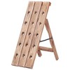 vidaXL Solid Reclaimed Wood Wine Rack - Rustic, Handmade, Holds 15 Bottles, Space-Saving Foldaway Design, Durable and Easy to Use - 2 of 4