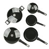 LunaLulink Aluminum Nonstick Midweight 13pcs Cookware Set Dishwasher Safe - 2 of 4