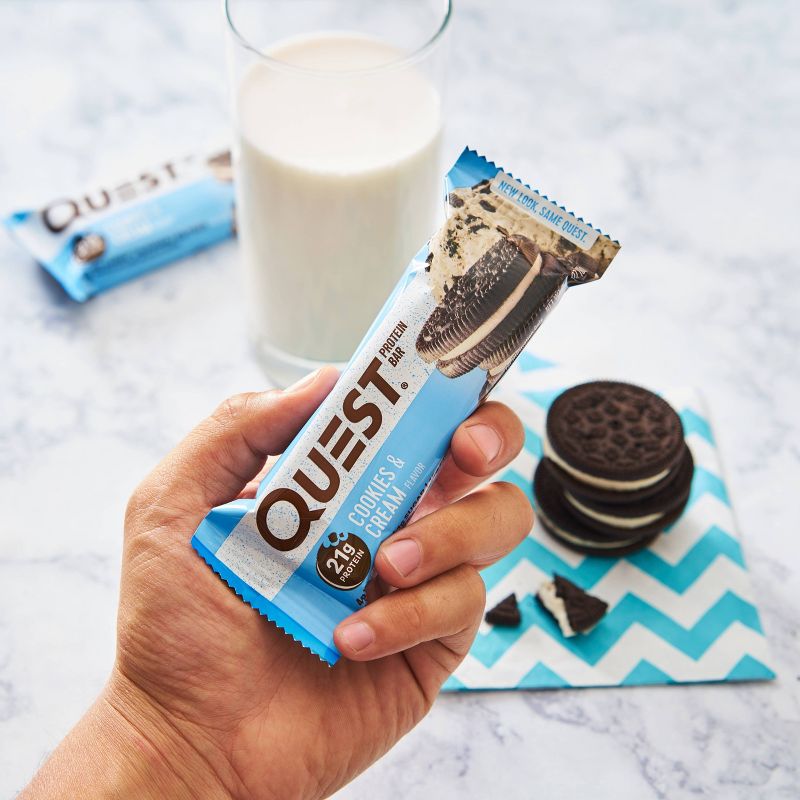 Quest Nutrition 21g Protein Bar - Cookies & Cream, 5 of 10