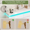 Vipbear 9-Drawer Dresser with Power Outlet - White Storage Cabinet with LED Lights - 3 of 4