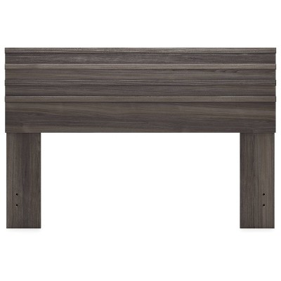 Brymont Warm Gray Queen Panel Wood Headboard