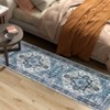 GAOMON Living Room Rug Vintage Area Rug Traditional Floral Print Area Rugs for Living Room Bedroom Non Slip Low Pile Soft Rug - 2 of 4