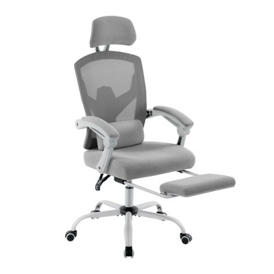 ALEXOUN High-Back Mesh Rolling Swivel Reclining Home Office Chairs with Wheels,Comfortable Headrest,Lumbar Support,for Home,Office,Student