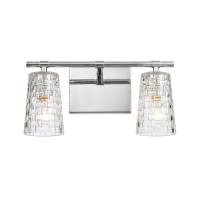 Elk Home Lightweave 2 - Light Vanity in  Polished Nickel