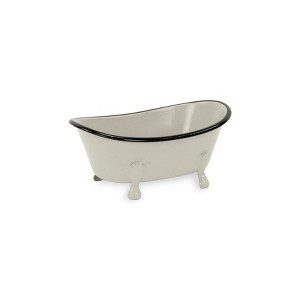 Cheung's Lavande Metal Fleur-de-Lis Mini Tub Decor - Gray - 1 of 4