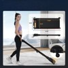 VisioGear Wood Grain Decoration Walking Pad Under Desk Treadmill for Home Office, 300LBS Capacity Treadmill, Black, 44.48"*19.09"*3.93" - 3 of 4