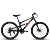 Aukfa 26-Inch Mountain Bike for Adults & Teens, 21-Speed, Steel Frame, Front Suspension Fork & Rear Shock, Unisex Trail Bicycle - 2 of 4