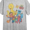 Sesame Street 123 Sesame Street Crew Neck Short Sleeve Athletic Heather Women's Night Shirt - 2 of 2