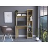 NicBex 38.7 Inch Computer Home Office Desk with 2 Superior Shelves and 5 Cubbies - 2 of 4