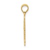 Black Bow Jewelry 14k Yellow Gold 17mm Filigree Sun Pendant - 2 of 4