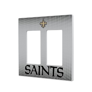 NFL NFC Teams Linen Hidden-Screw Light Switch Plate for Double Rocker - 1 of 4