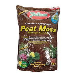 Hoffman Canadian Sphagnum Peat Moss Soil Conditioner to Improve Moisture Retention and Aeration, 18qt - 1 of 4